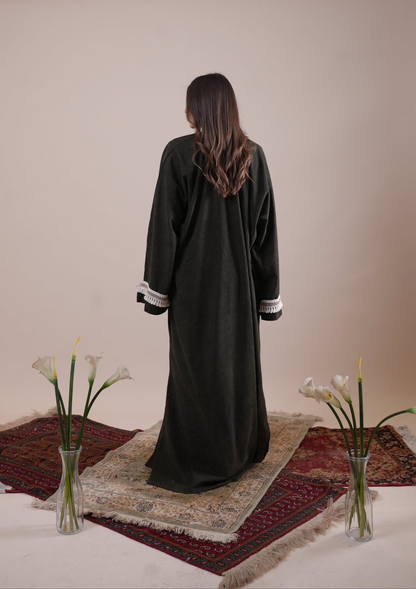 VELVET GREEN KAFTAN
