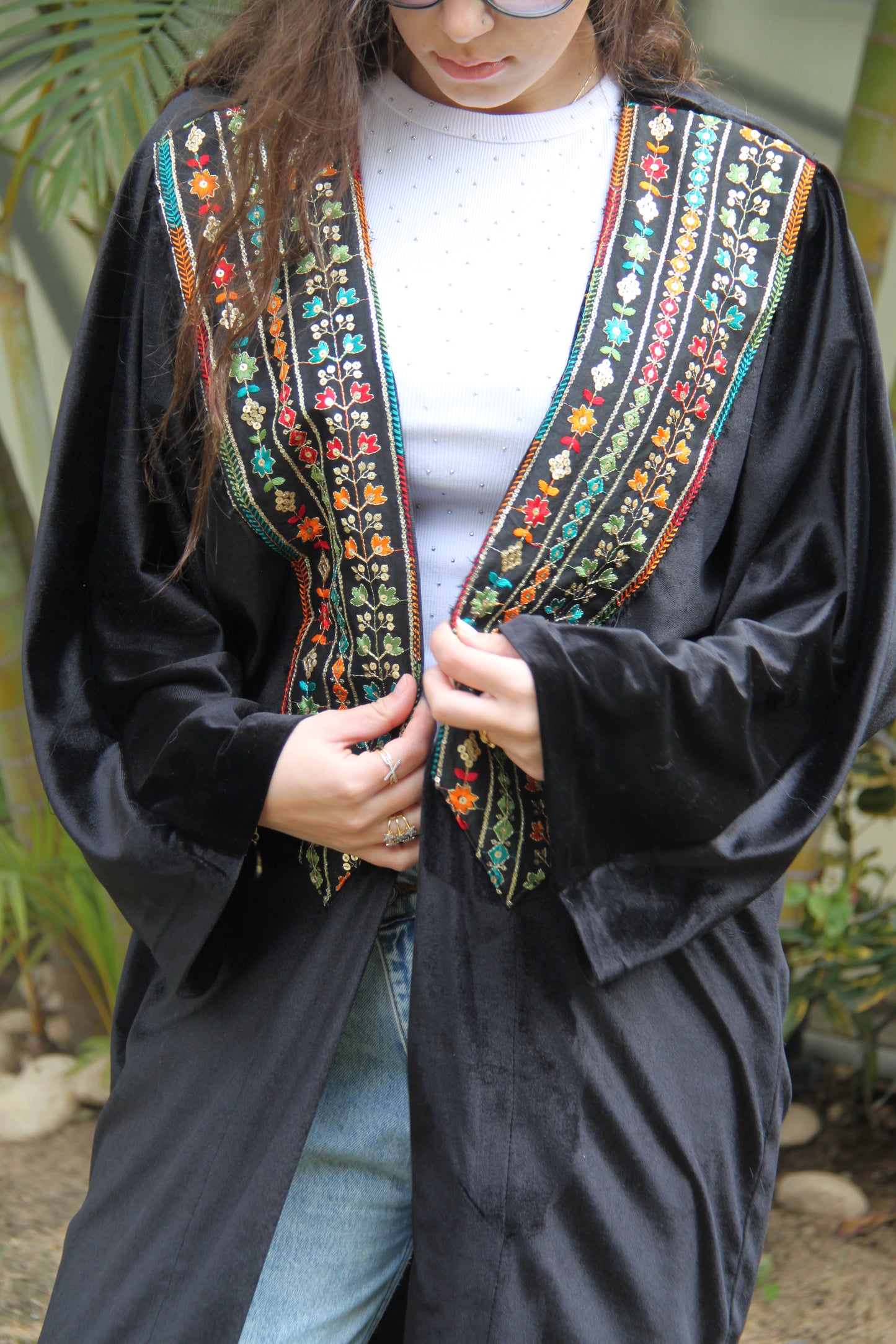 LAYALI VELVET KAFTAN