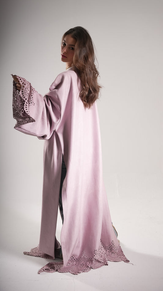SUEDE KAFTAN